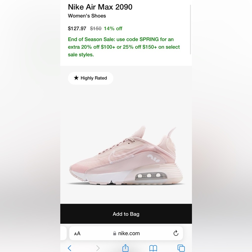 Gift didn’t fit New (no box) Nike 2090